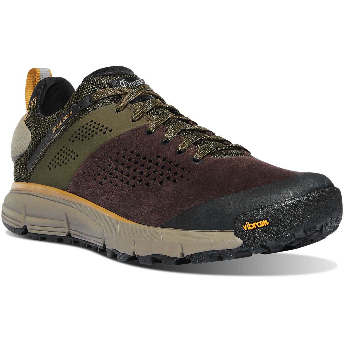 Zapatillas Trekking Danner Hombre Mexico - Trail 2650 Marrom Oscuro/Verdes - KRXIC7954